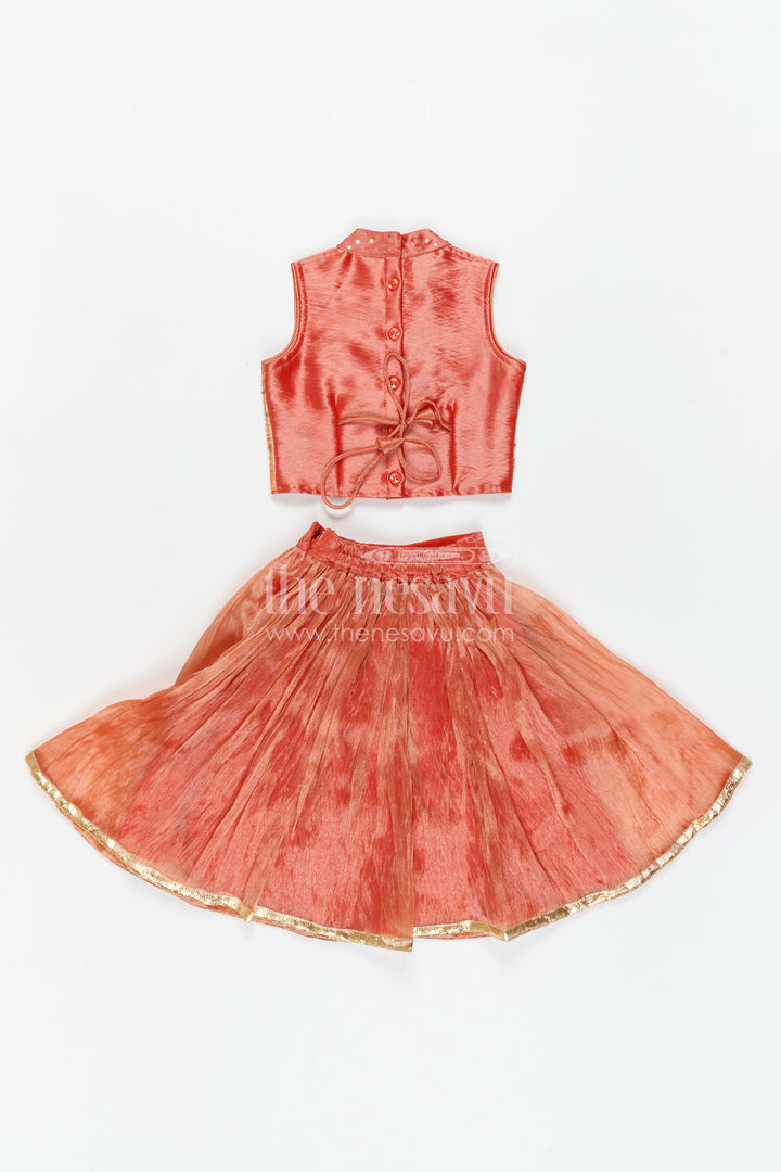 Girls Traditional Lehenga Set for Festive Functions and Celebrations