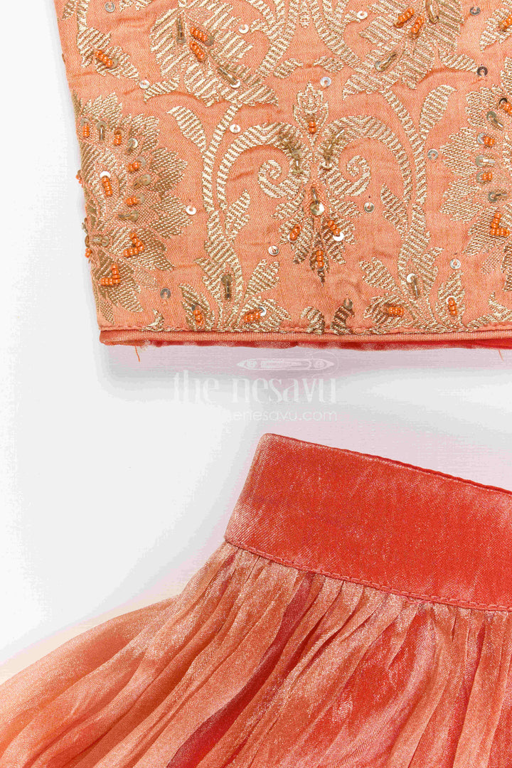 Girls Traditional Lehenga Set for Festive Functions and Celebrations