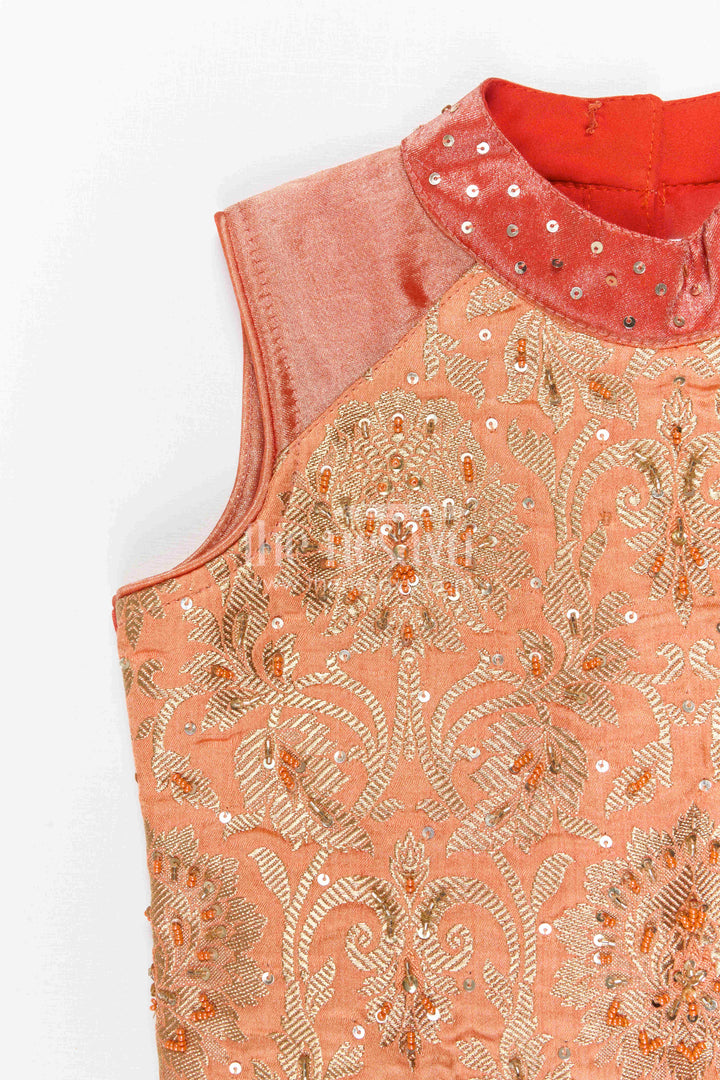 Girls Traditional Lehenga Set for Festive Functions and Celebrations