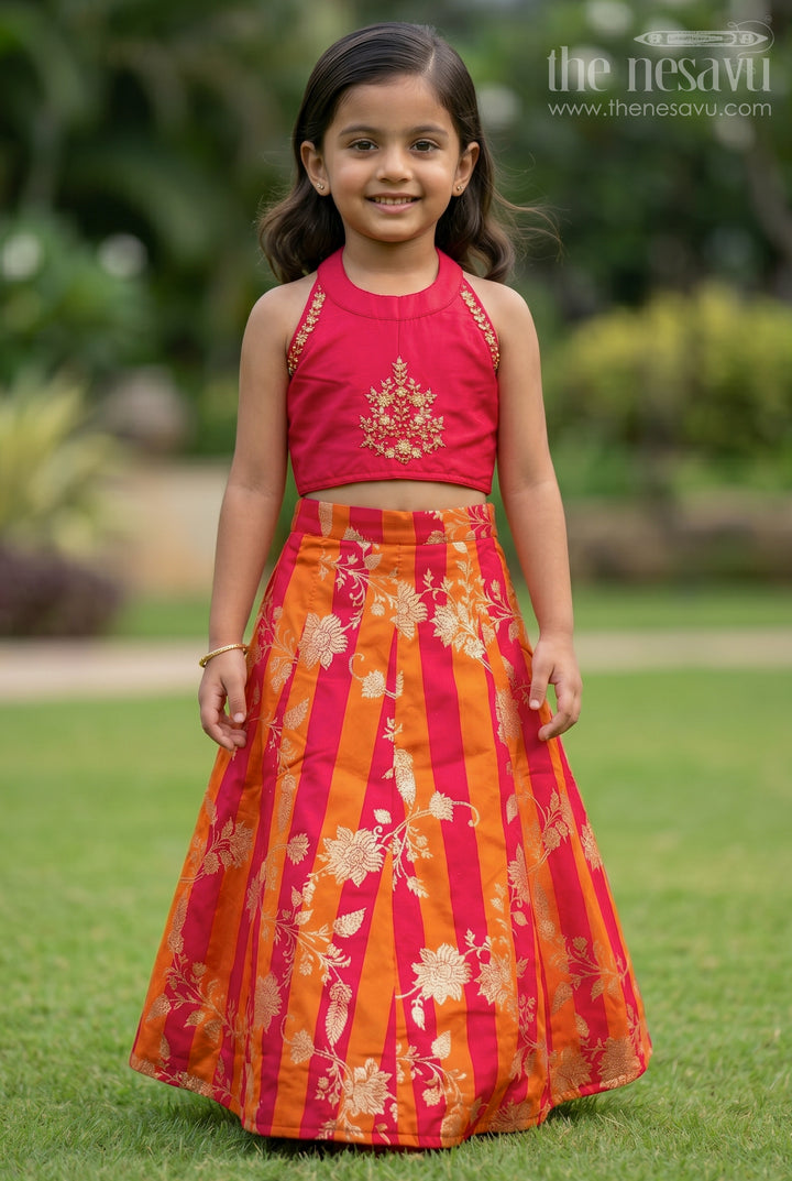 Girls Festive Lehenga Outfit for Family Functions and Photoshoots