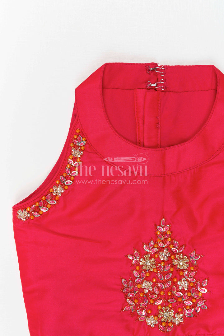 Girls Festive Lehenga Outfit for Family Functions and Photoshoots
