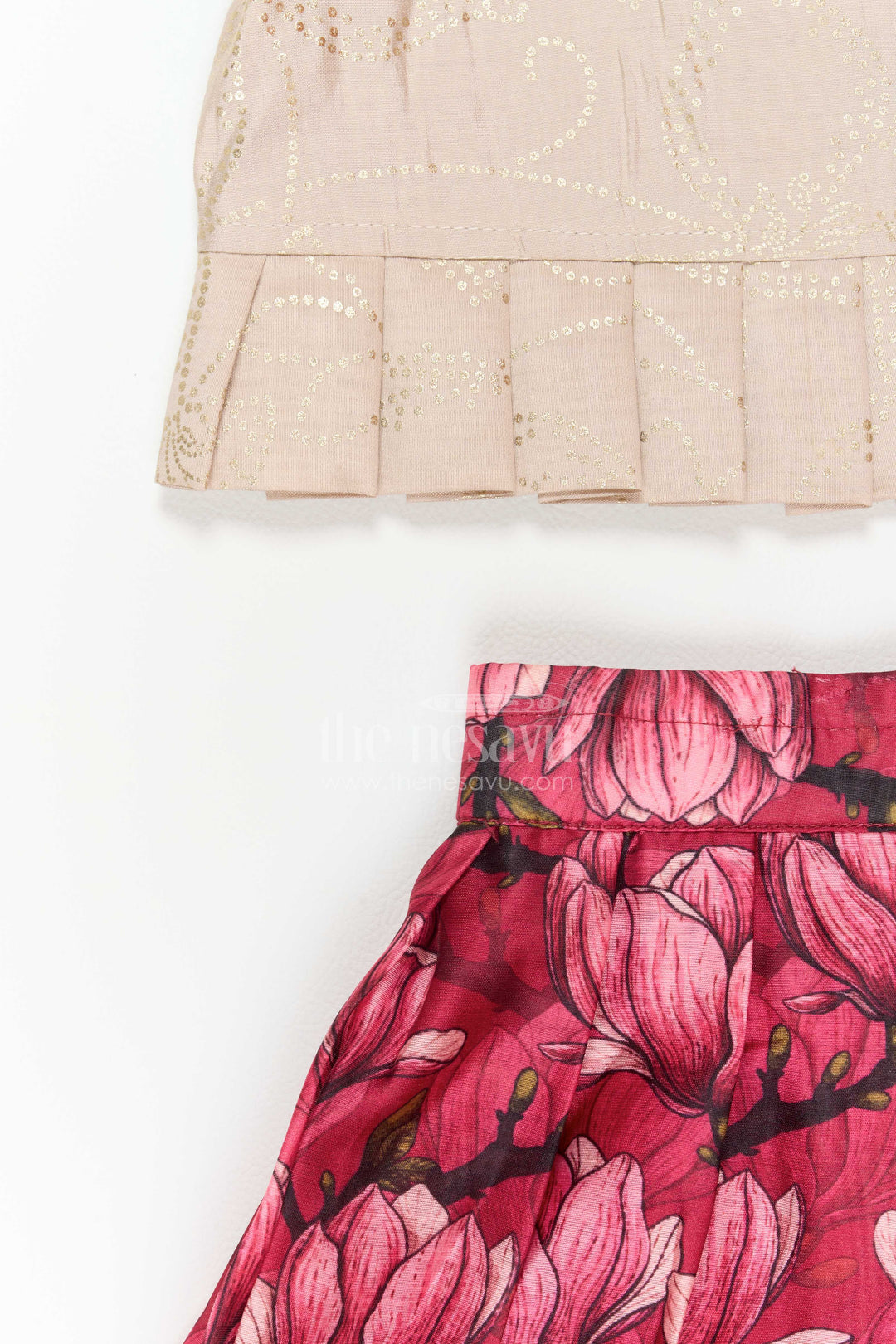 Pattu Pavadai for Girls in Pink with an Occasion Ready Finish