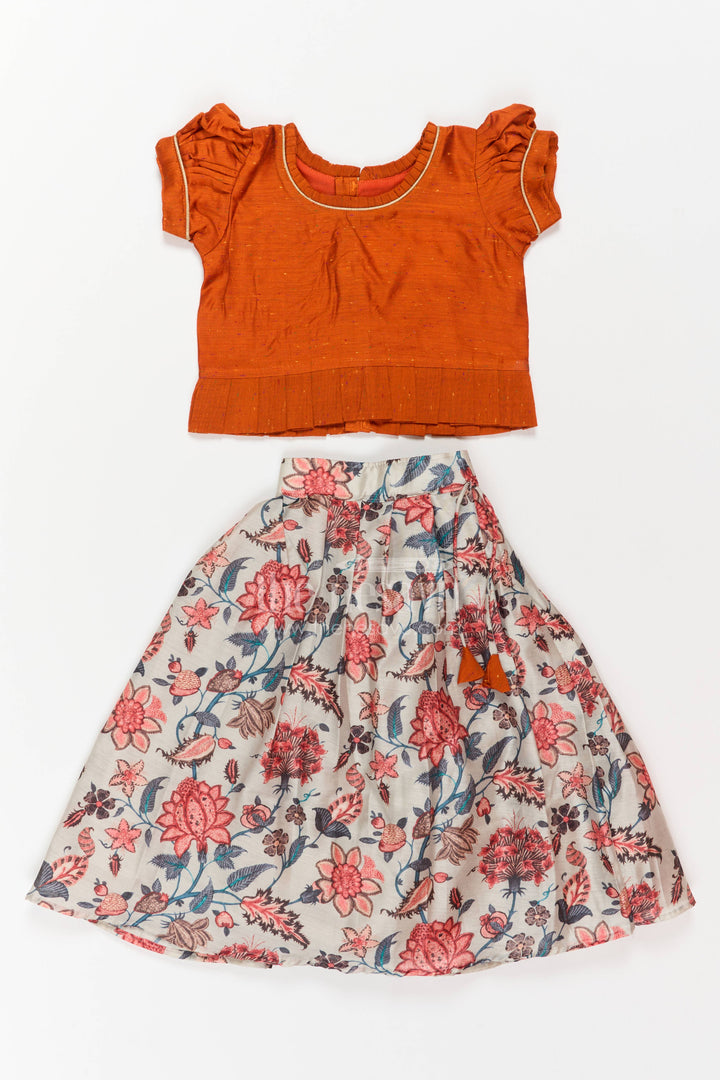 Lehenga Choli for Girls in Grey with an Occasion Ready Finish