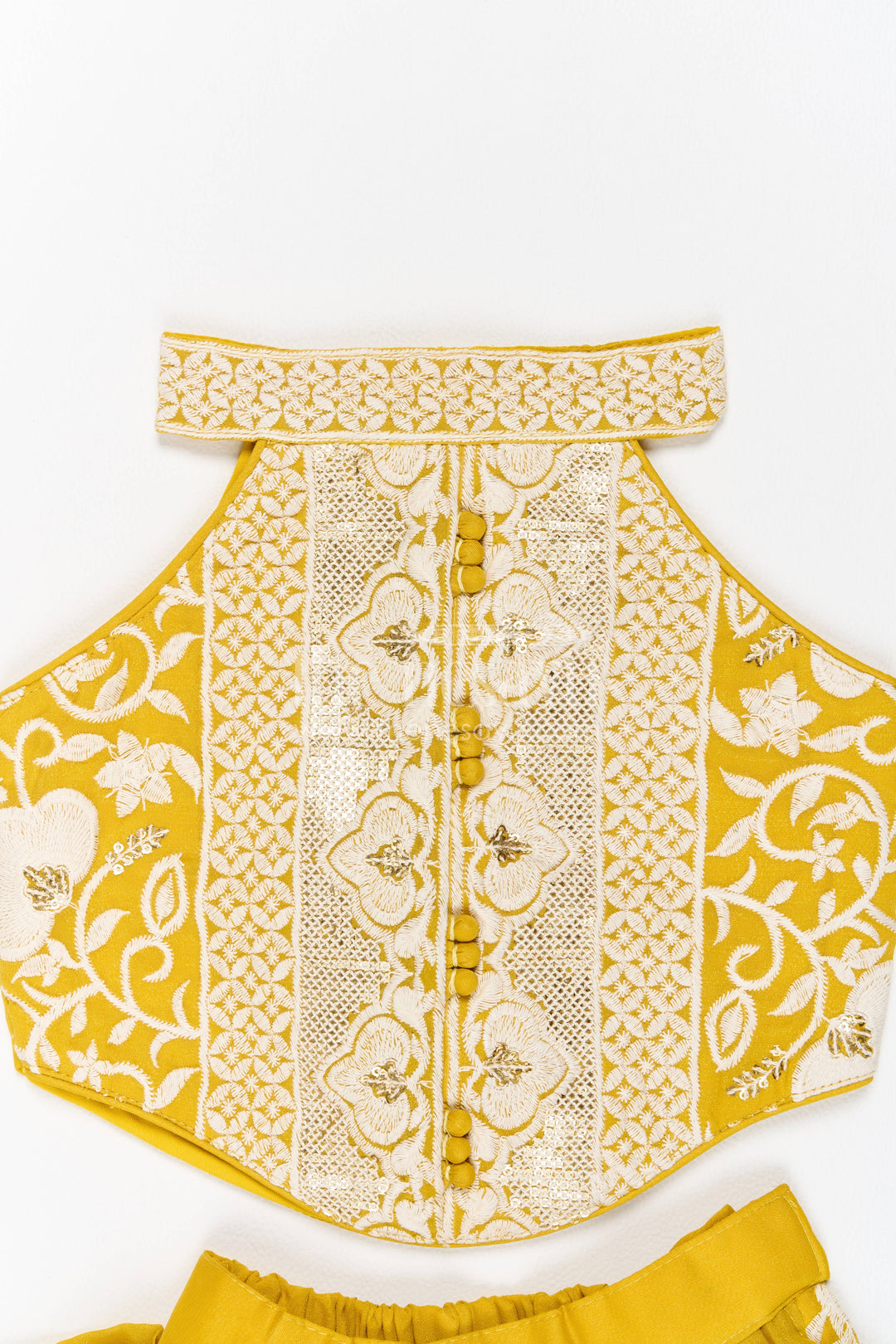 Girls Fancy Lehenga with Thread Embroidery for Family Functions