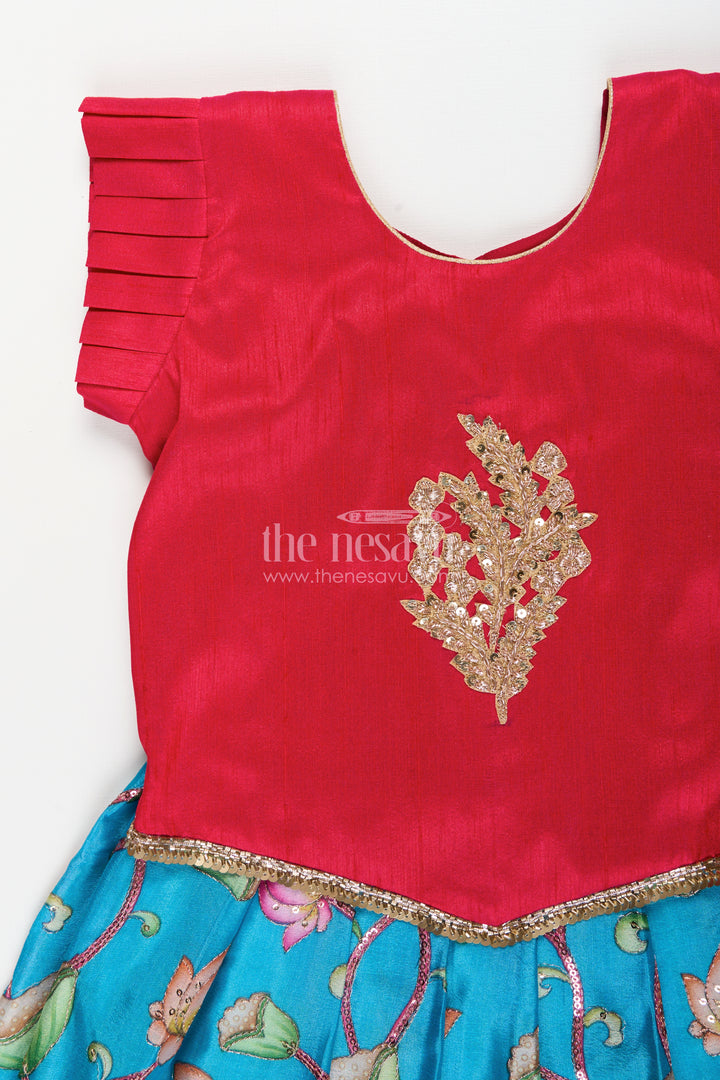 Toddler Pattu Pavadai for Weddings and Traditional Functions