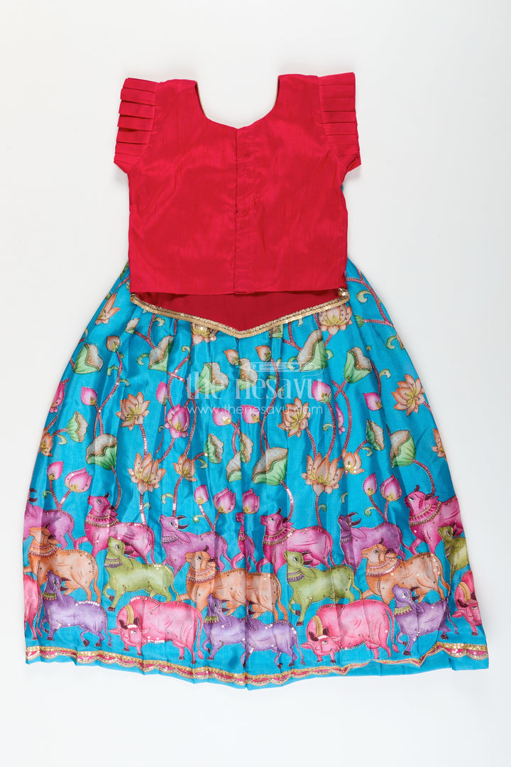Toddler Pattu Pavadai for Weddings and Traditional Functions