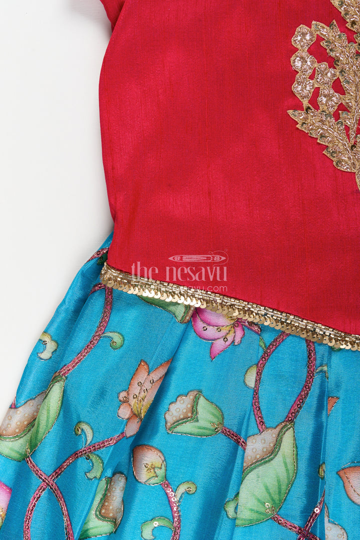 Toddler Pattu Pavadai for Weddings and Traditional Functions