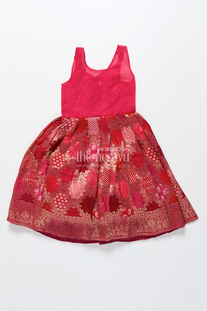 Pattu pavadai for baby girl for weddings and naming ceremonies