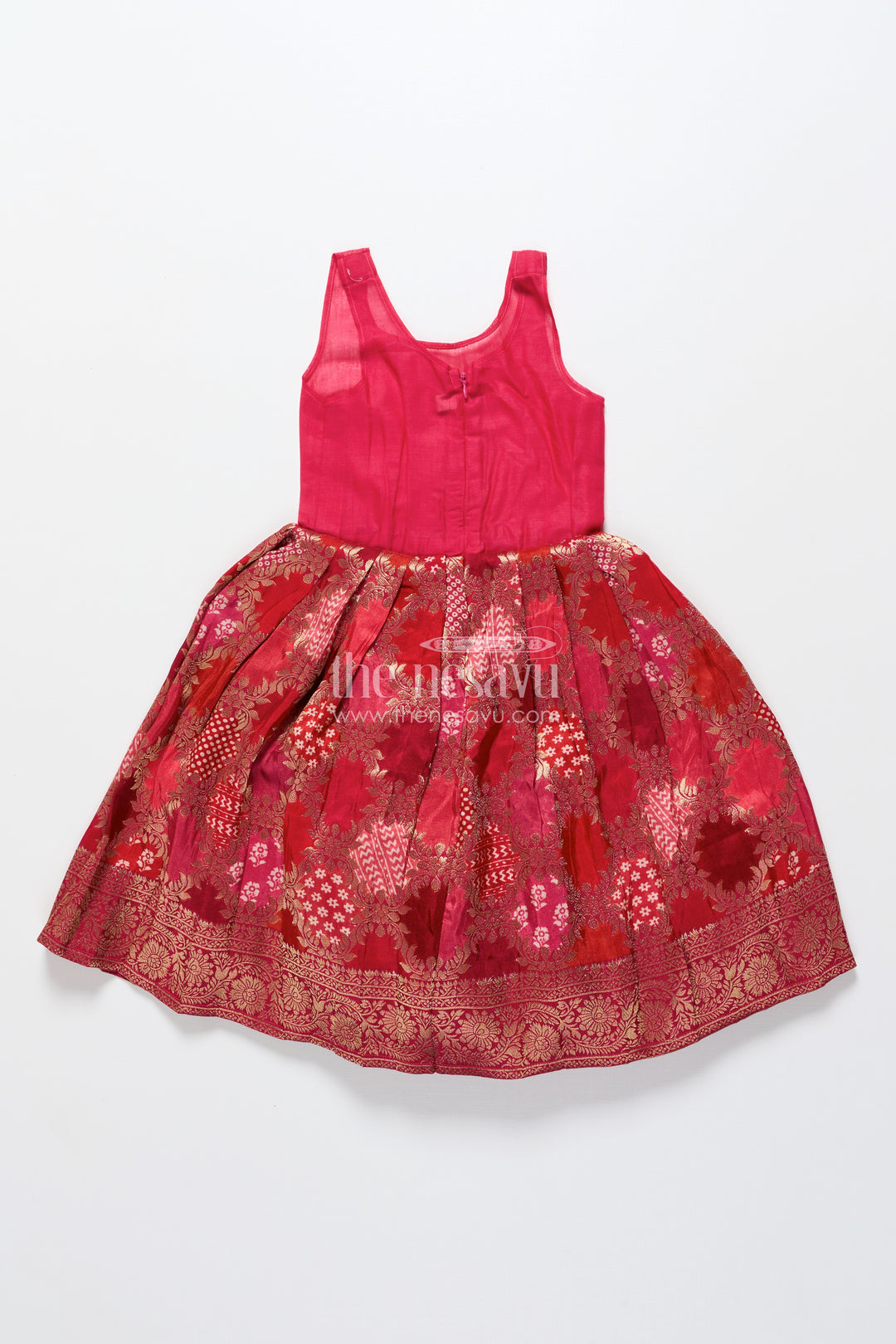 Pattu pavadai for baby girl for weddings and naming ceremonies