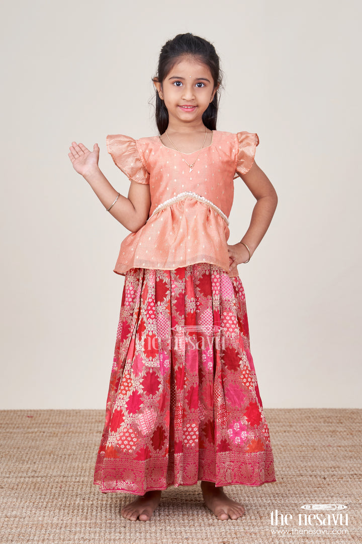 Festive Pattu Pavadai for Baby Girls for Weddings and Naming Ceremonies