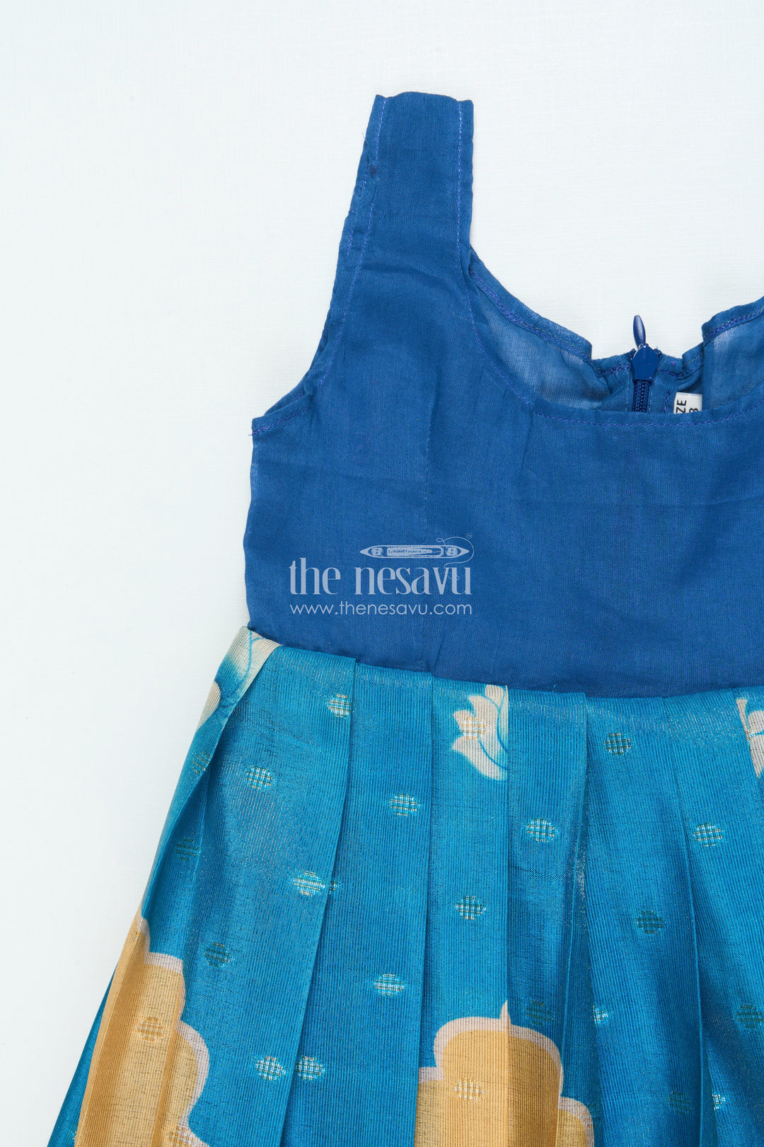 Traditional Pattu Pavadai for Baby Girls for Temple and Cultural Events