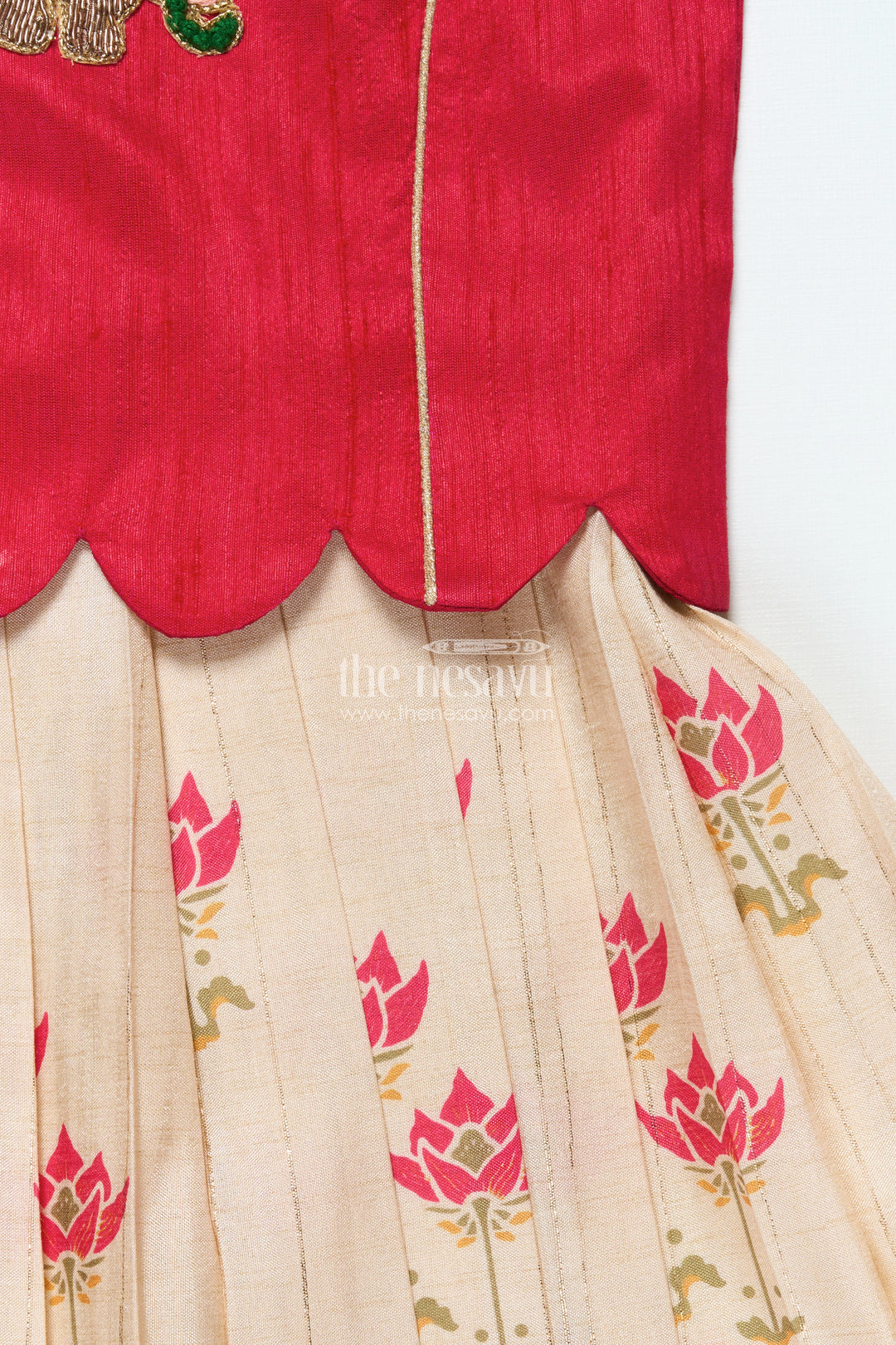 Pattu Pavadai for Toddler Girls for Traditional Festivals and Photoshoots