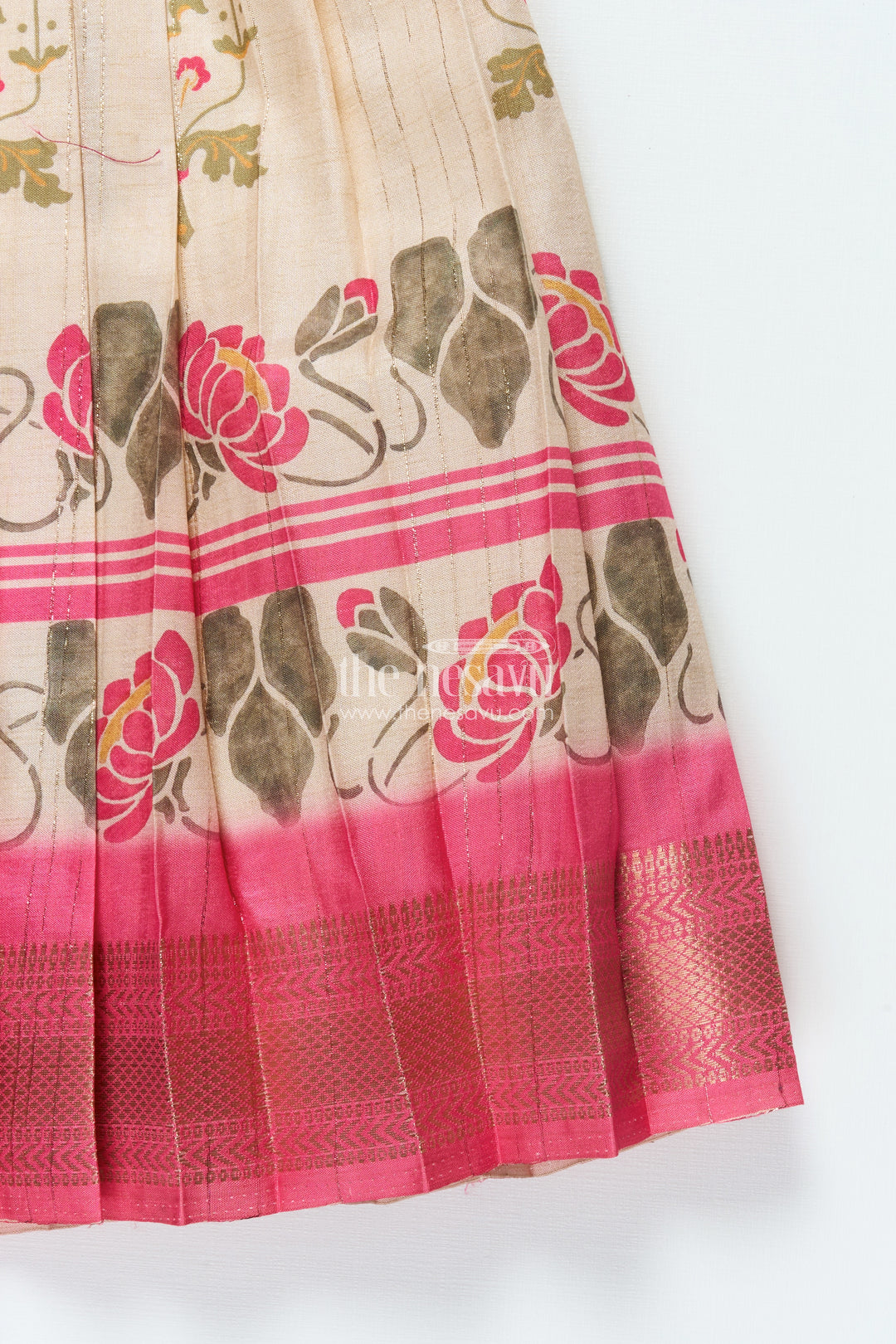 Pattu Pavadai for Toddler Girls for Traditional Festivals and Photoshoots