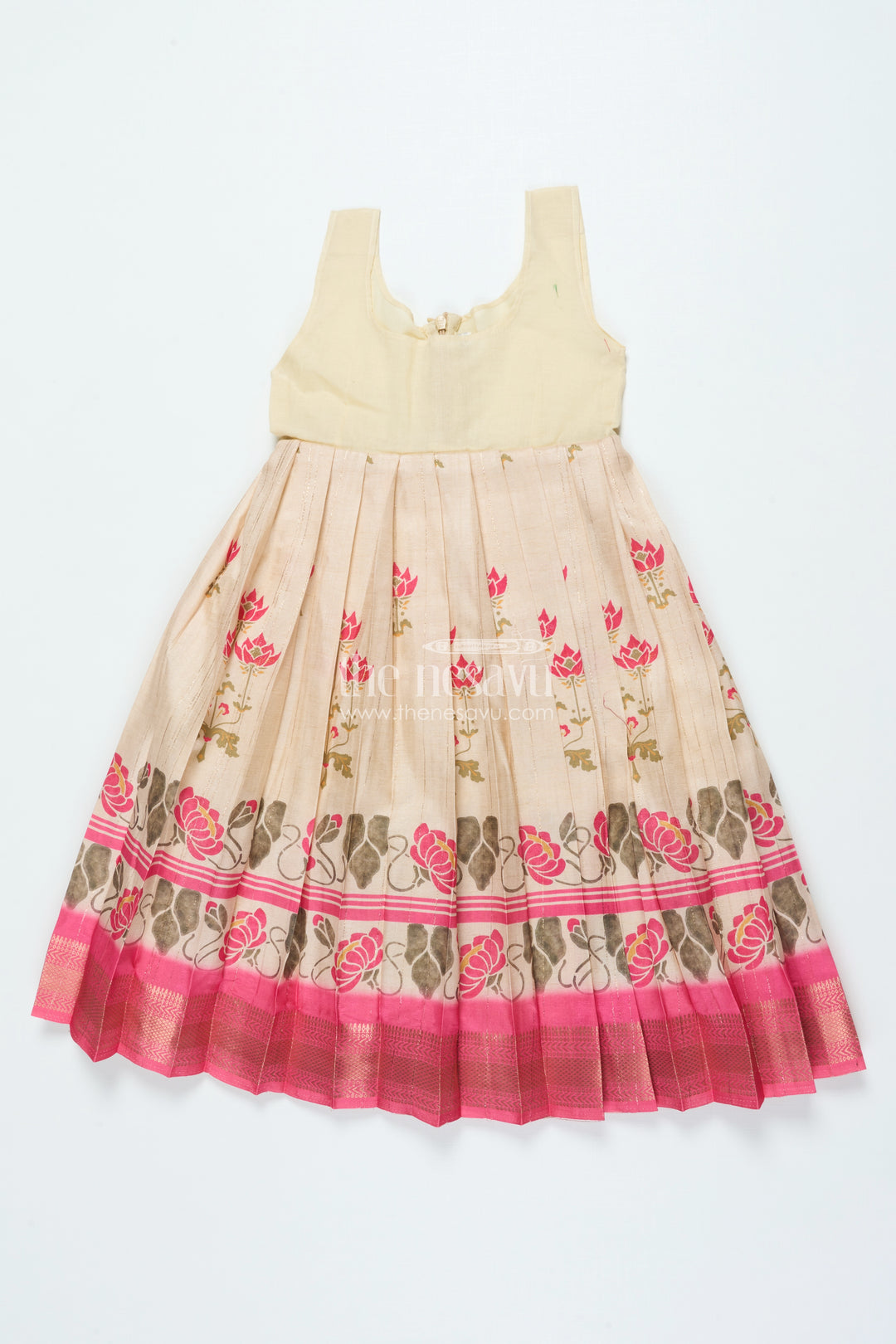 Pattu Pavadai for Toddler Girls for Traditional Festivals and Photoshoots