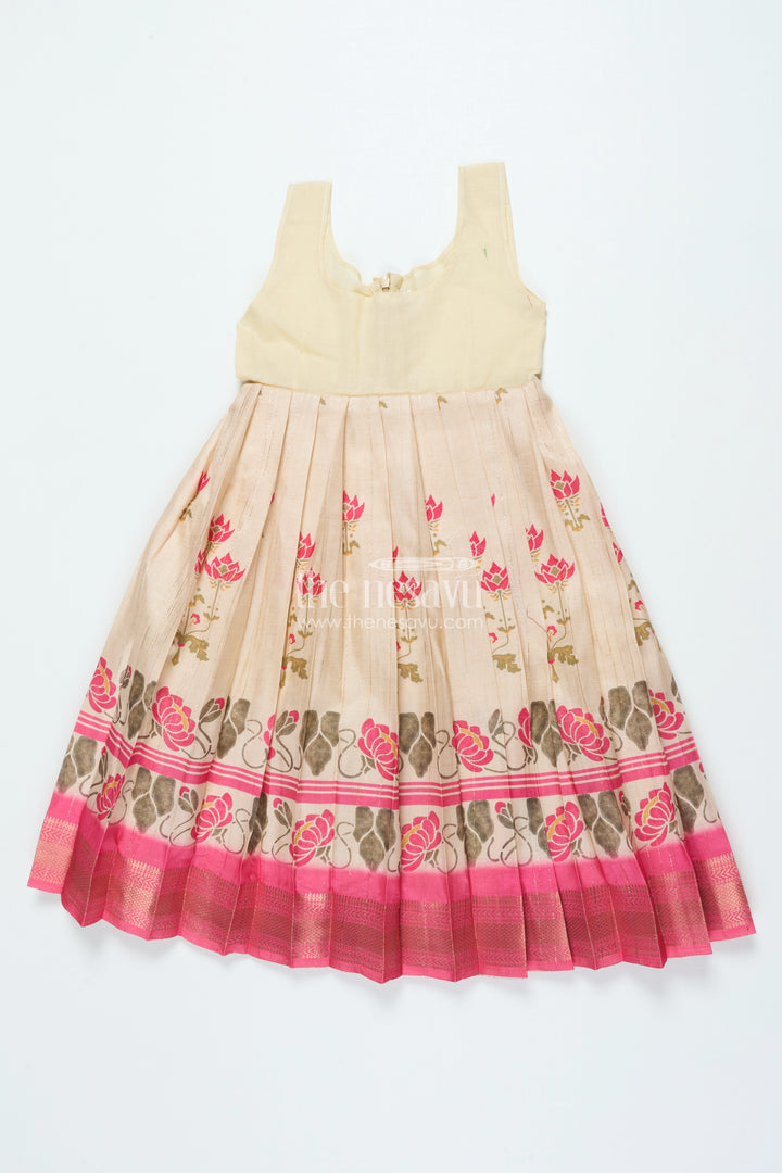 Pattu Pavadai for Toddler Girls for Traditional Festivals and Photoshoots