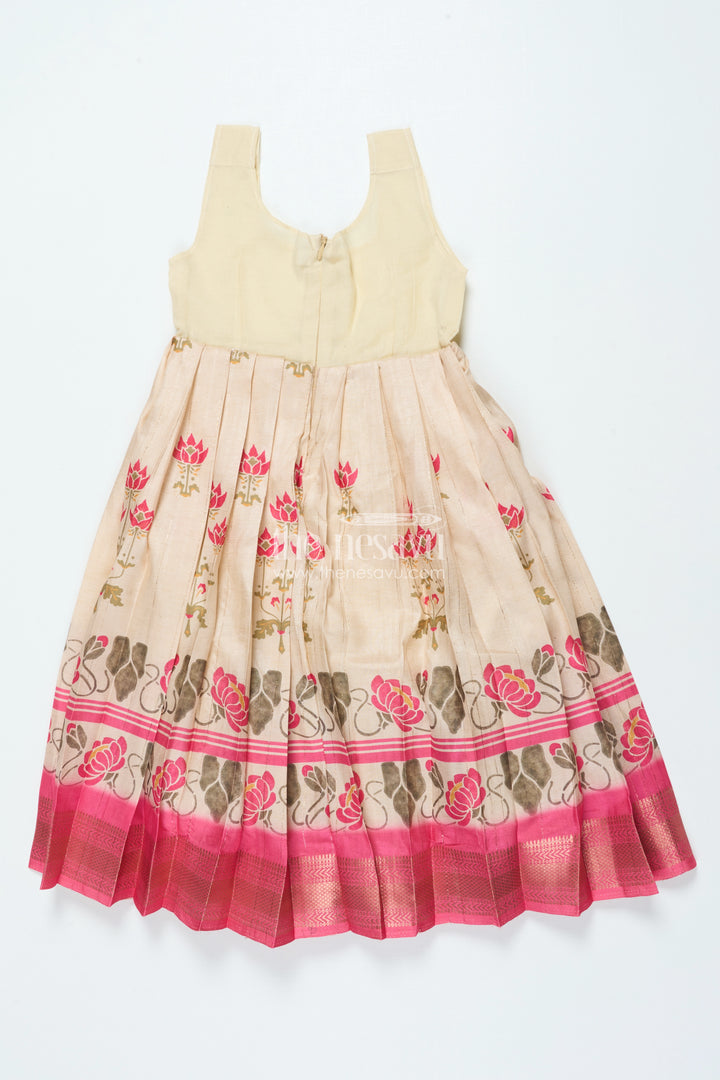 Pattu Pavadai for Toddler Girls for Traditional Festivals and Photoshoots