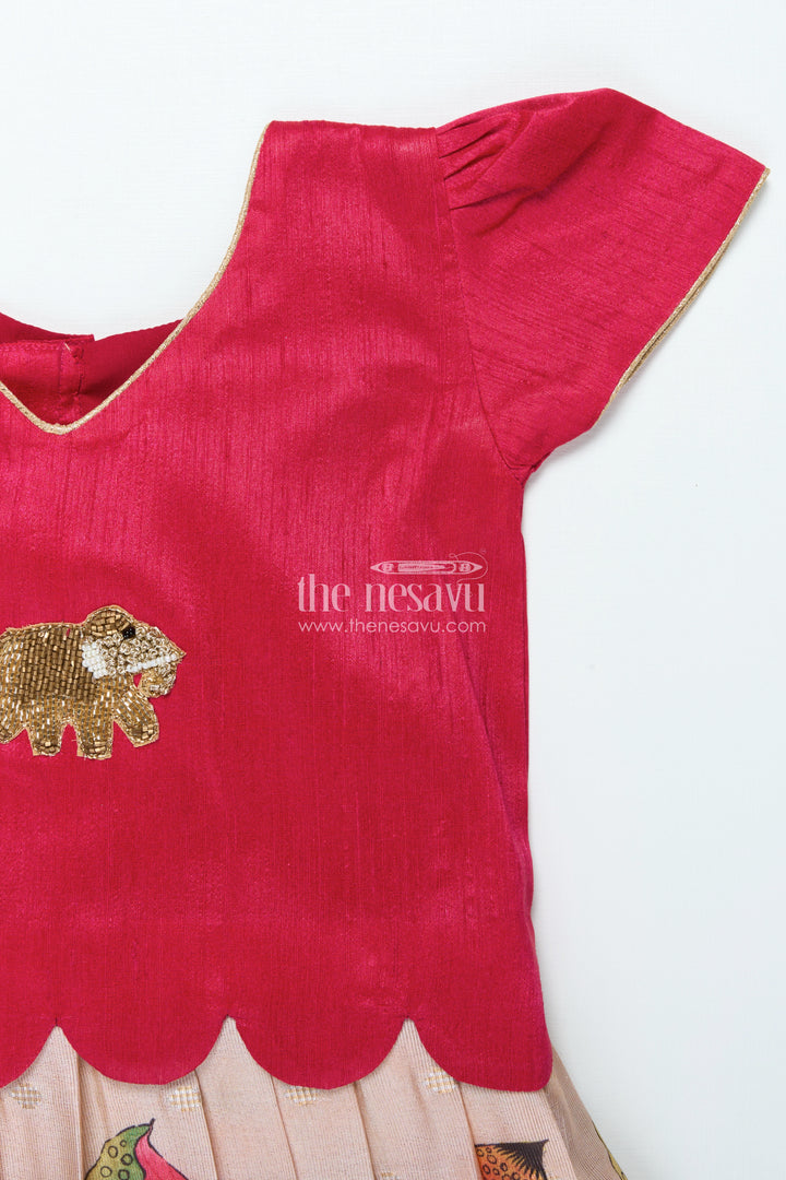 Traditional Pattu Pavadai for Baby Girls for Festive Wear and Gifting