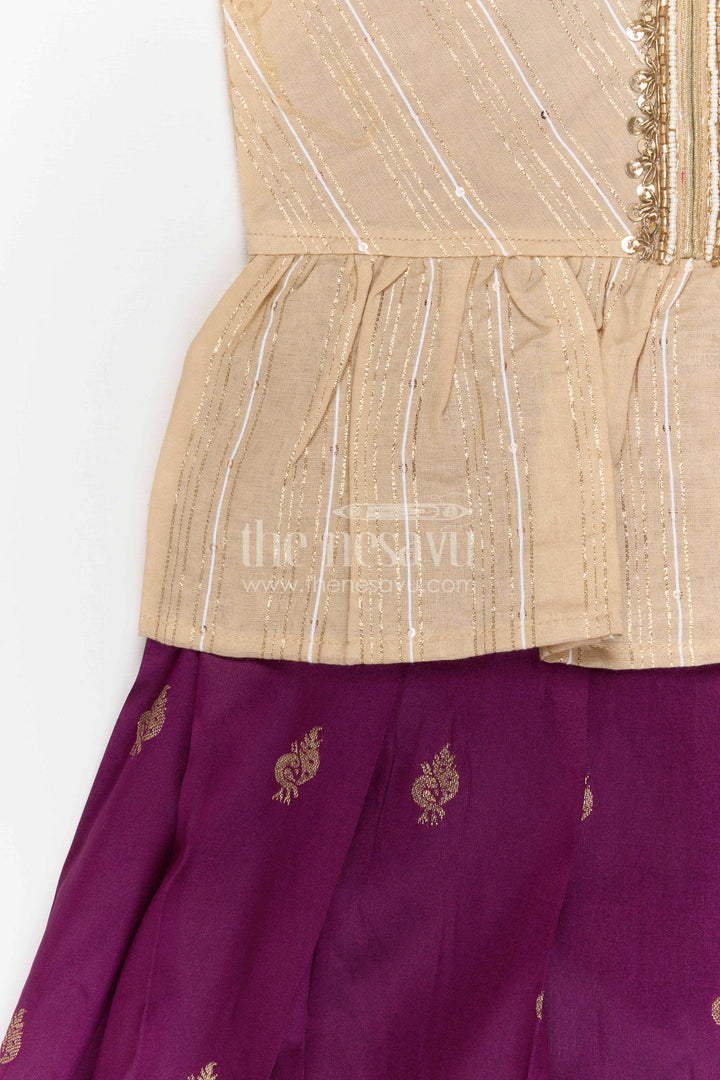 Baby Girl Pattu Pavadai for Festivals and Traditional Celebrations