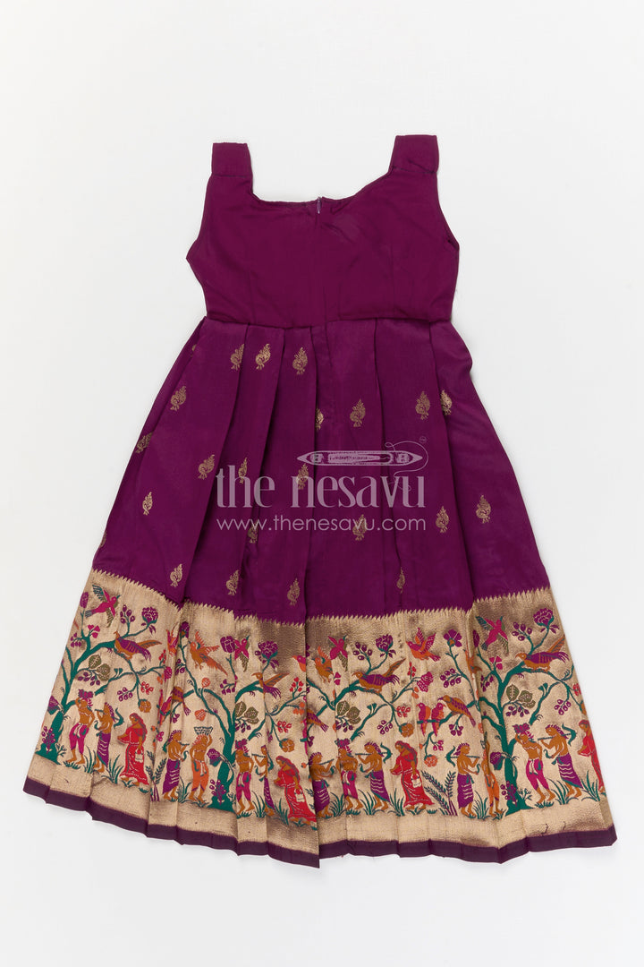 Baby Girl Pattu Pavadai for Festivals and Traditional Celebrations