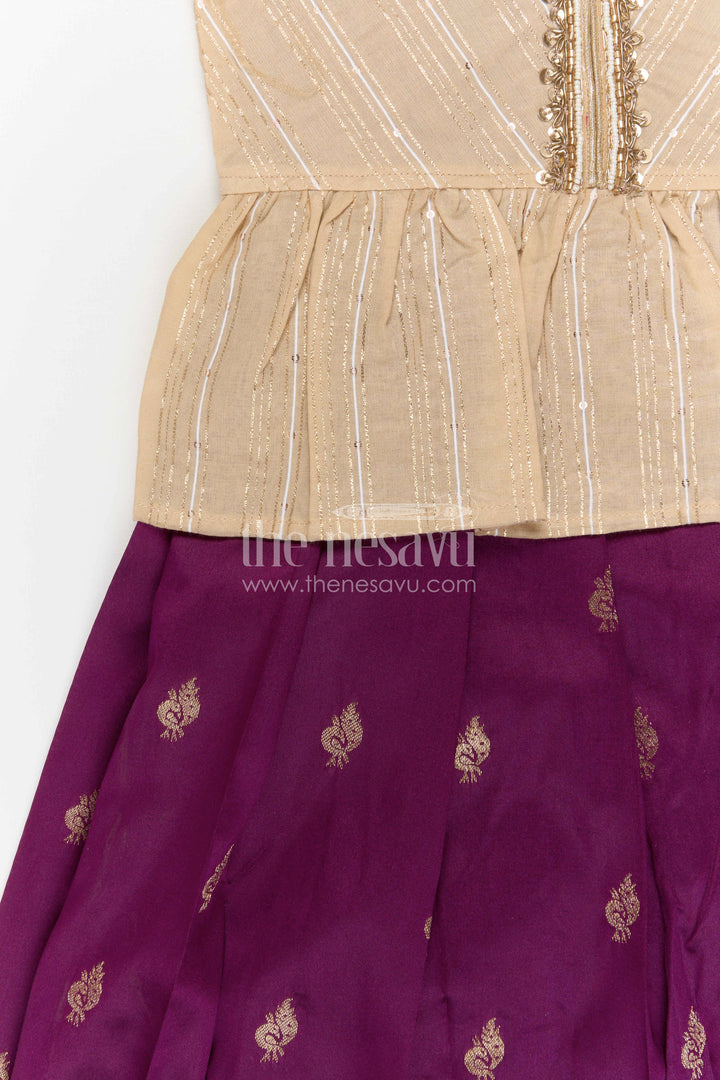 Baby Girl Pattu Pavadai for Weddings and Festive Occasions