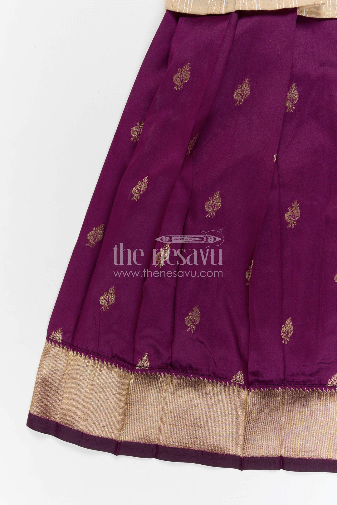 Baby Girl Pattu Pavadai for Weddings and Festive Occasions