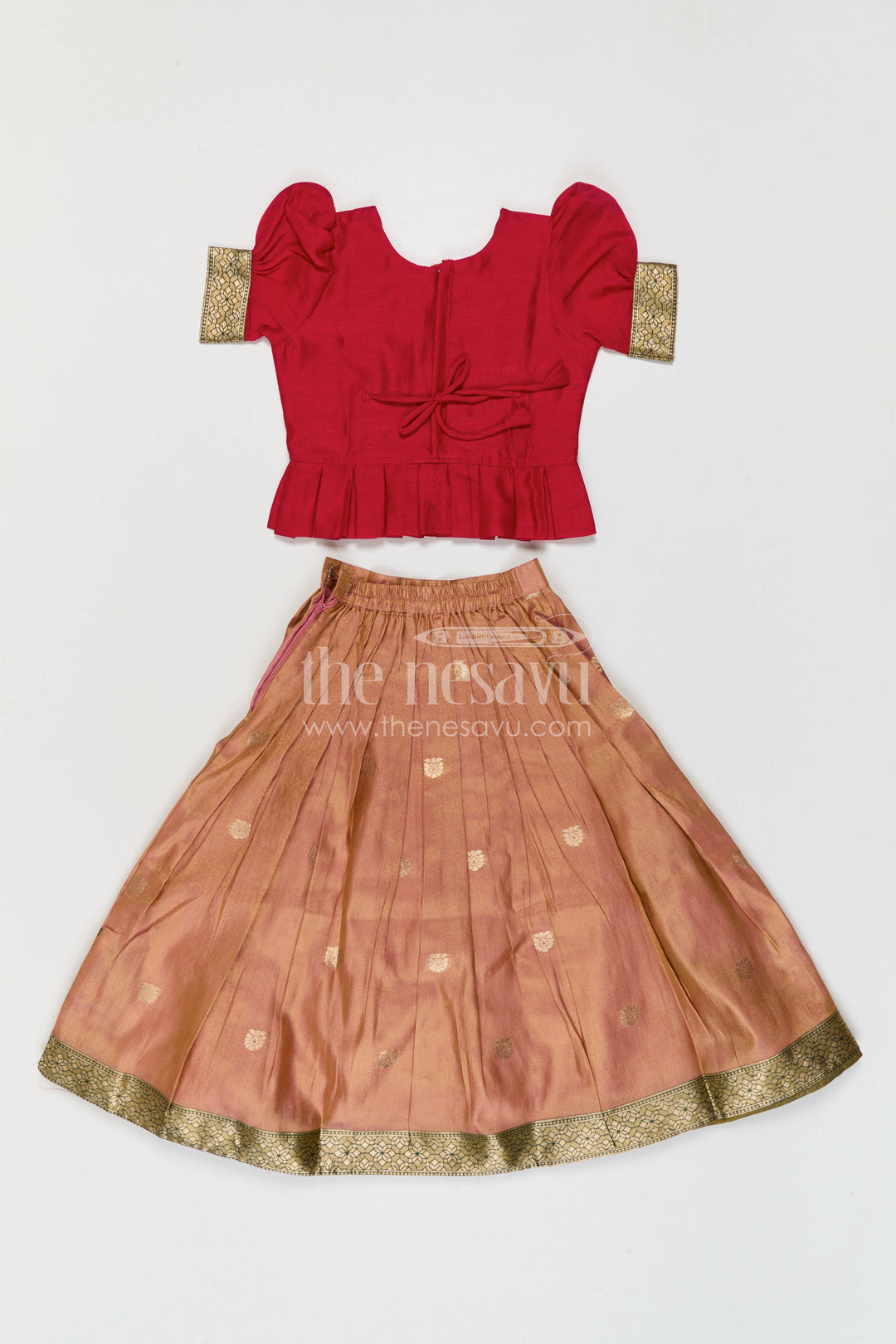 Girls Pattu Pavadai for Festivals and Traditional Occasions
