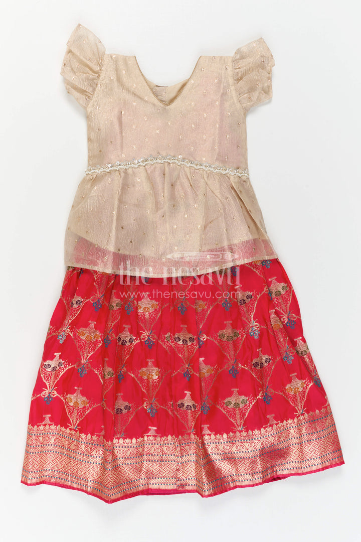 Girls Pattu Pavadai for Festive Celebrations and Traditional Occasions