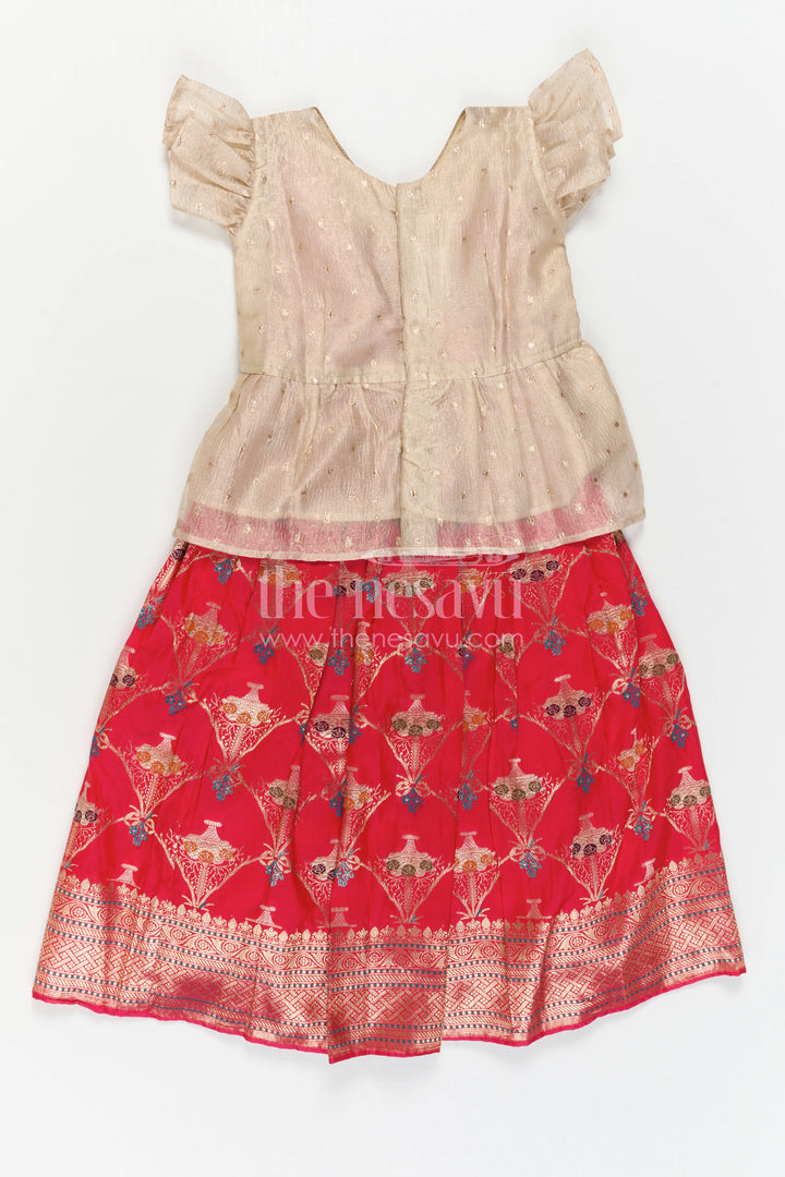 Girls Pattu Pavadai for Festive Celebrations and Traditional Occasions