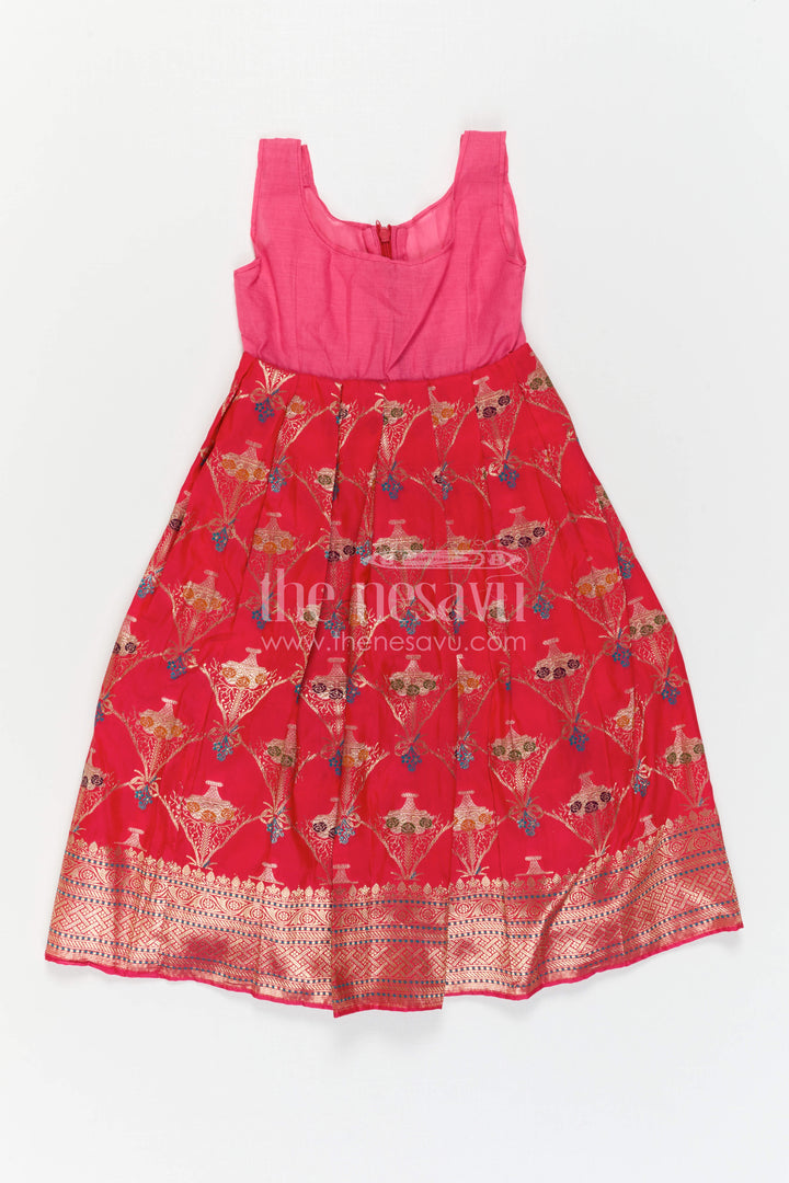 Girls Pattu Pavadai for Festive Celebrations and Traditional Occasions