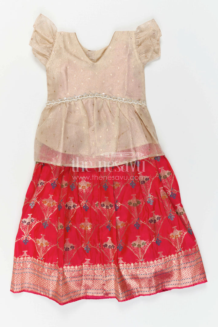 Girls Pattu Pavadai for Festive Celebrations and Traditional Occasions