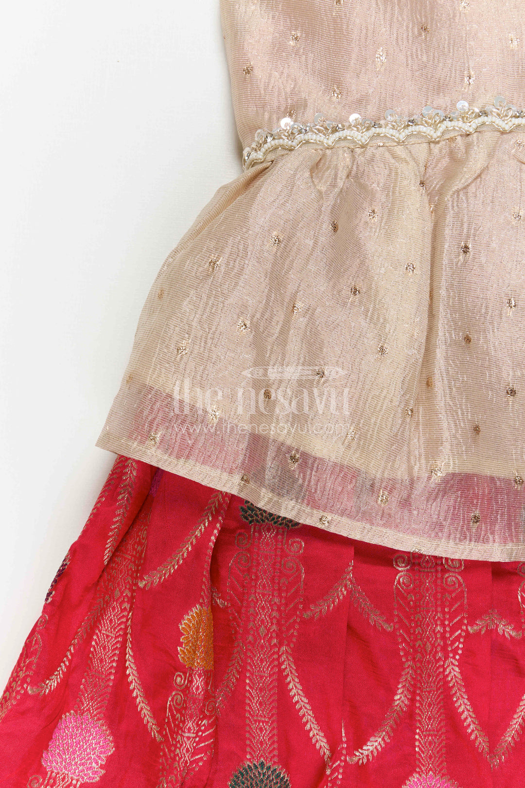 Girls Pattu Pavadai for Temple Visits and Festive Dressing