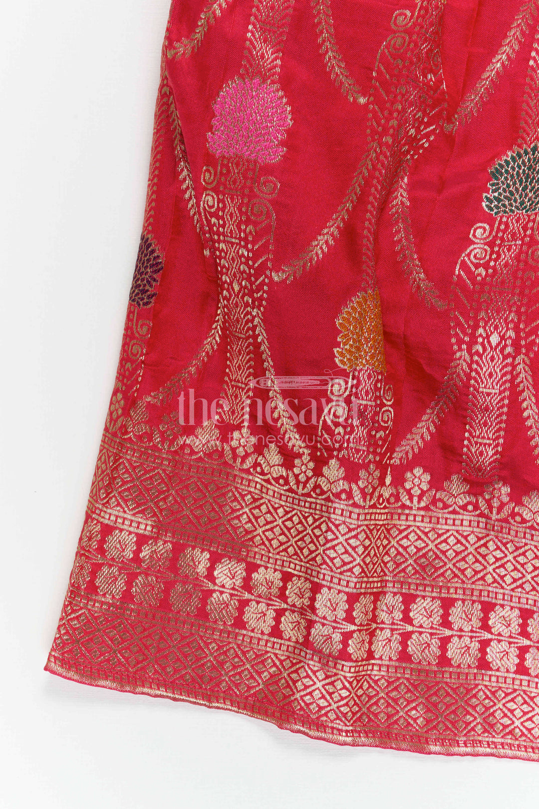 Girls Pattu Pavadai for Temple Visits and Festive Dressing