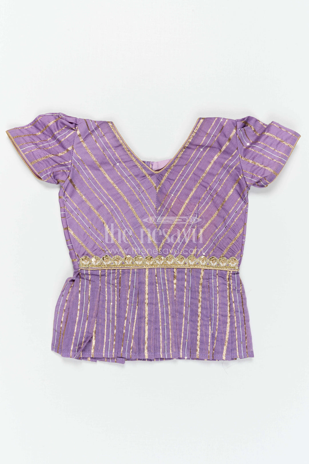 Baby Girl Pattu Pavadai for Festive Occasions and Weddings