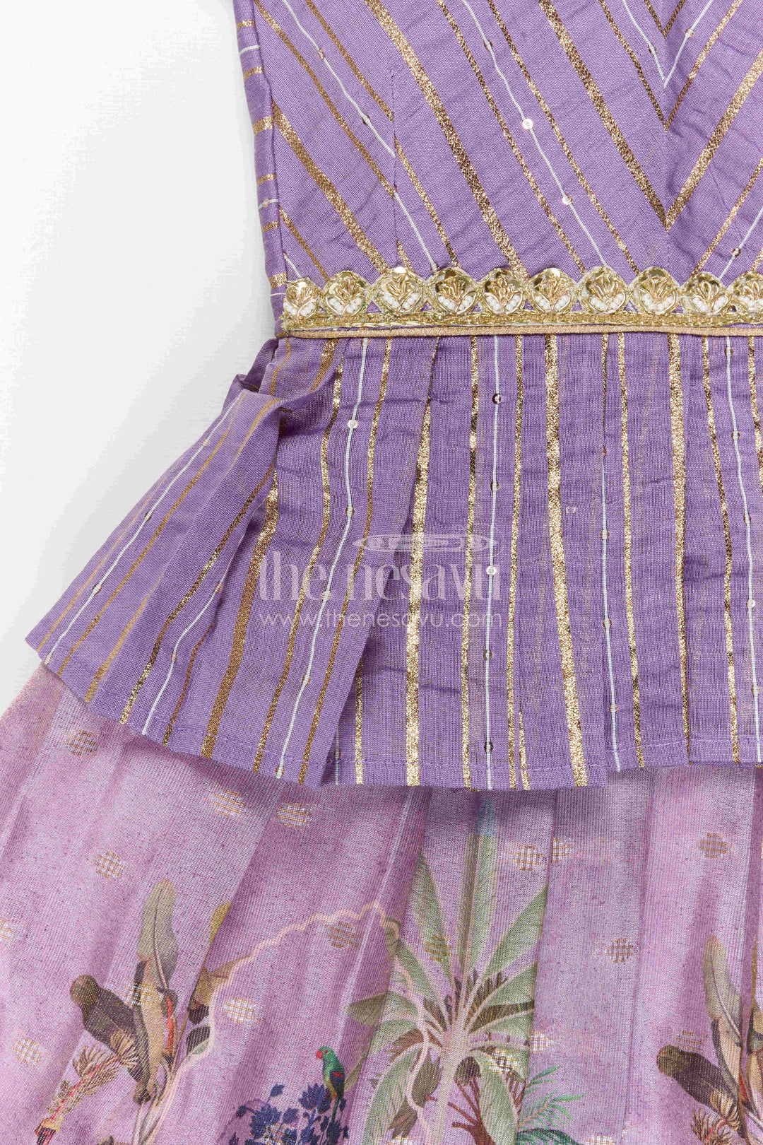 Baby Girl Pattu Pavadai for Festive Occasions and Weddings