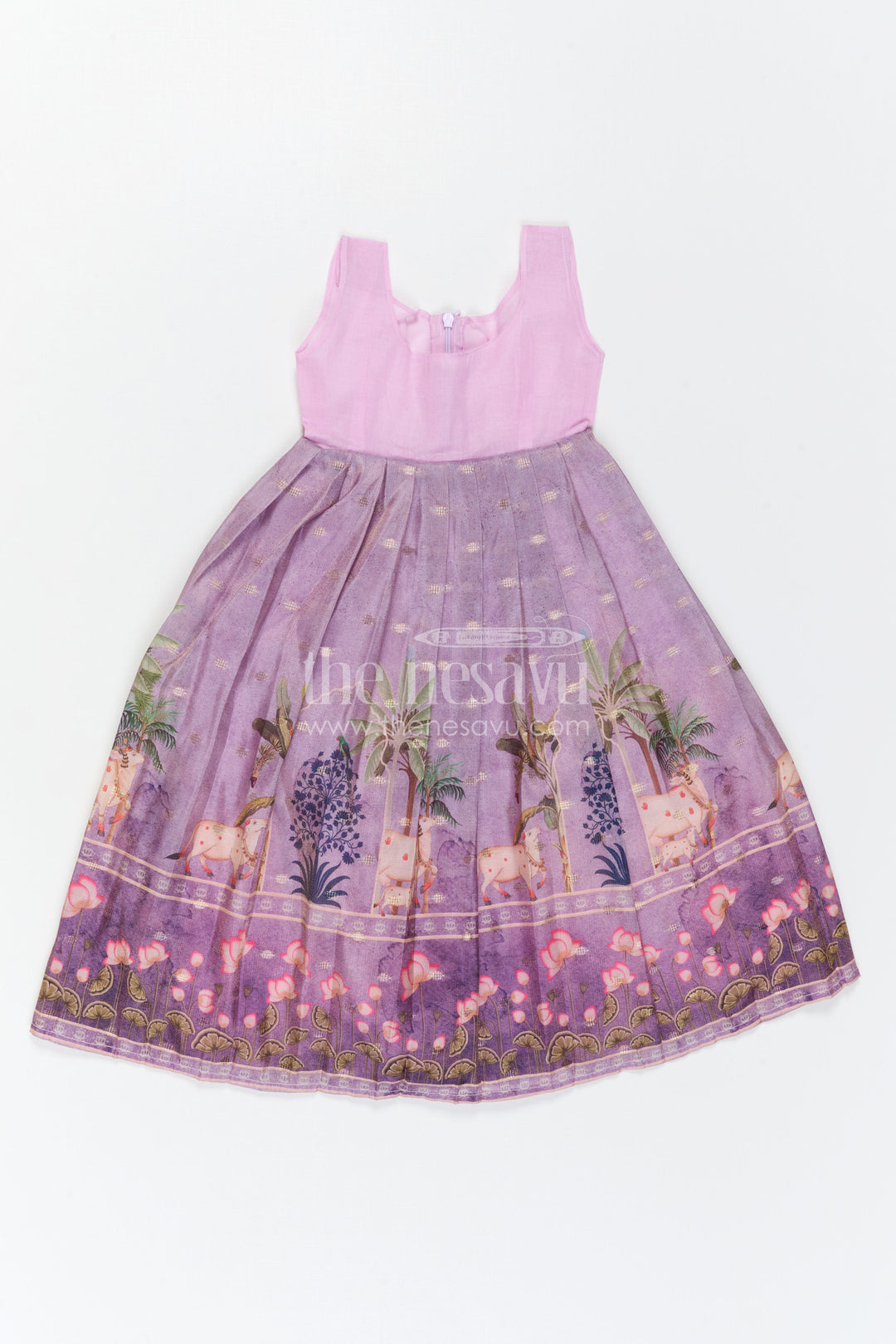 Baby Girl Pattu Pavadai for Festive Occasions and Weddings