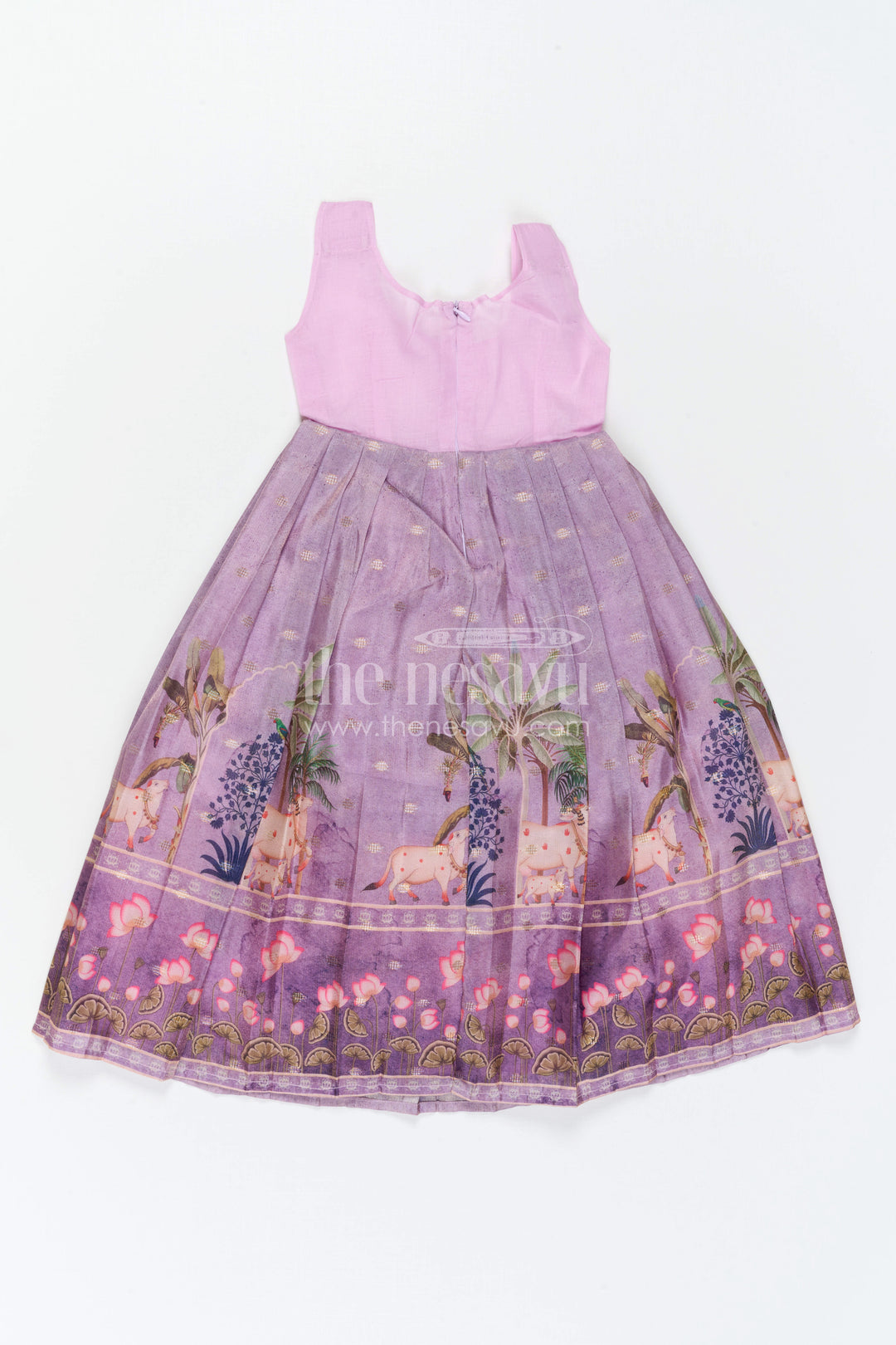 Baby Girl Pattu Pavadai for Festive Occasions and Weddings