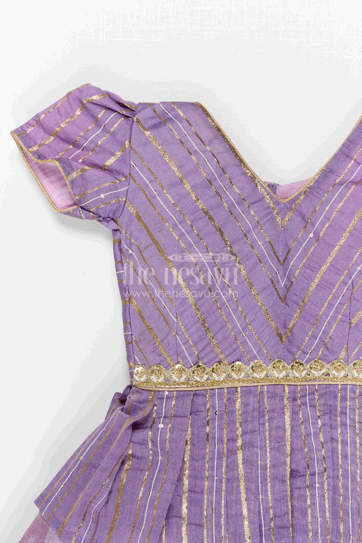 Baby Girl Pattu Pavadai for Festive Occasions and Weddings