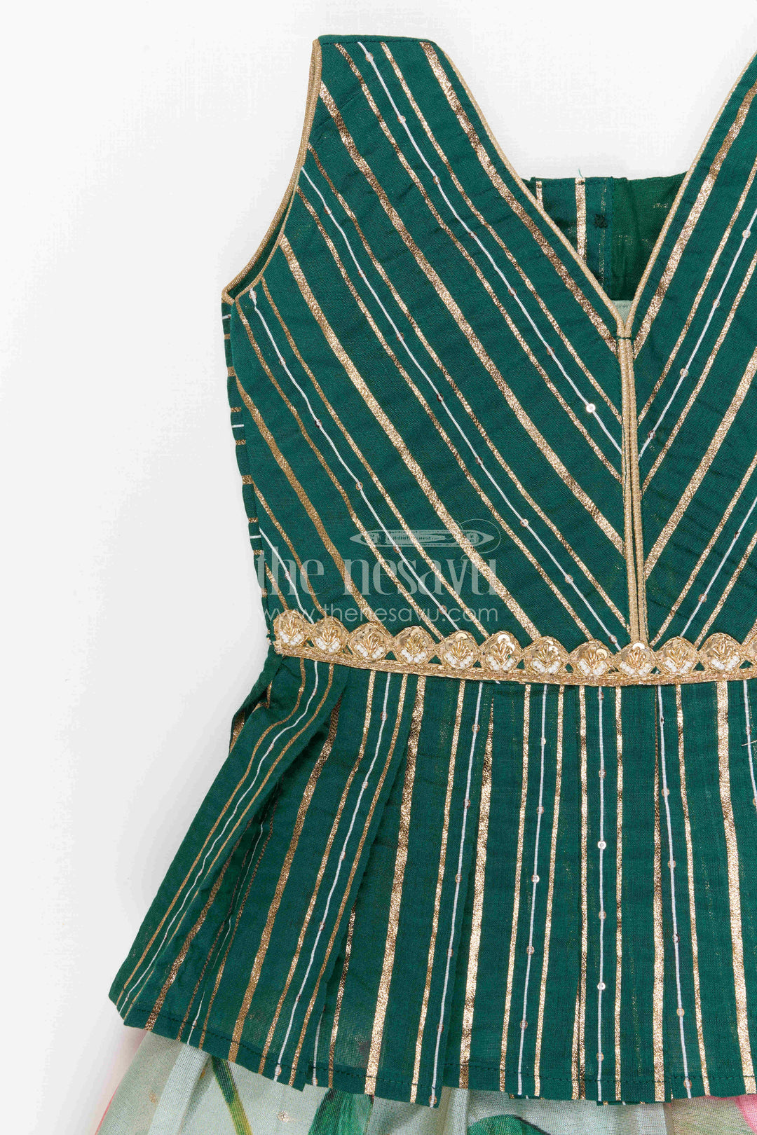 Baby Girl Pattu Pavadai for Festive Wear and Traditional Functions