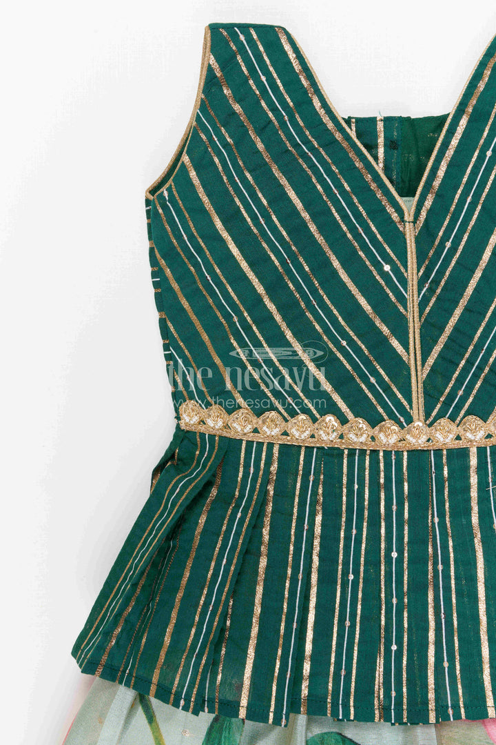 Baby Girl Pattu Pavadai for Festive Wear and Traditional Functions
