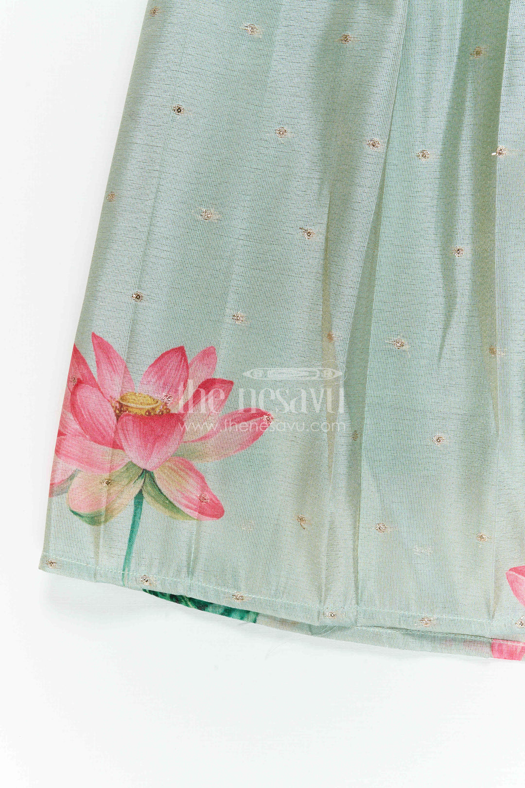 Baby Girl Pattu Pavadai for Small Functions and Festive Dress