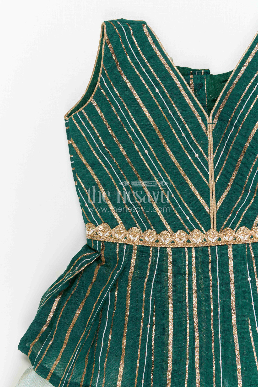 Baby Girl Pattu Pavadai for Small Functions and Festive Dress