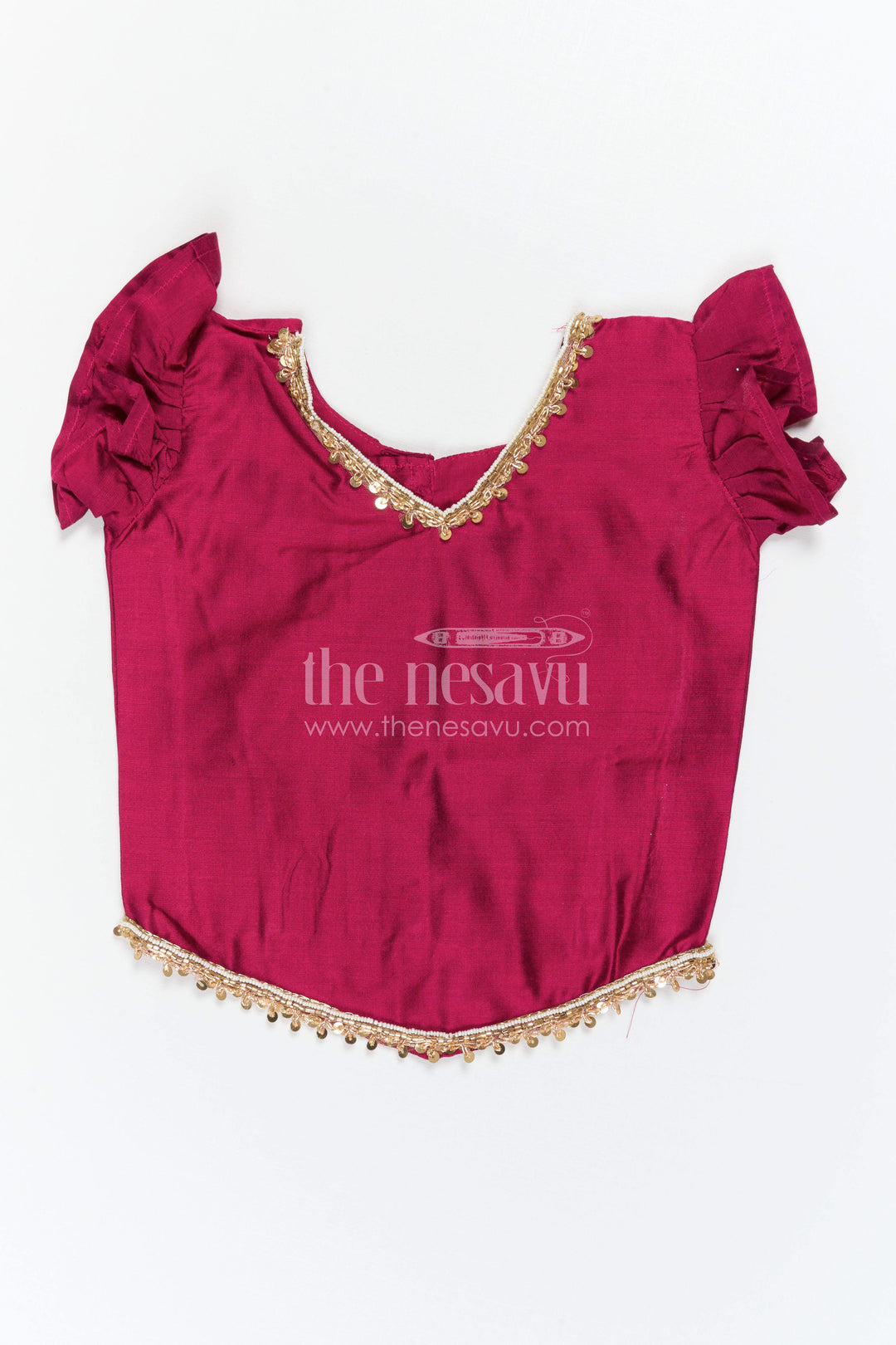 Baby Girl Pattu Pavadai for Small Functions and Festive Wear