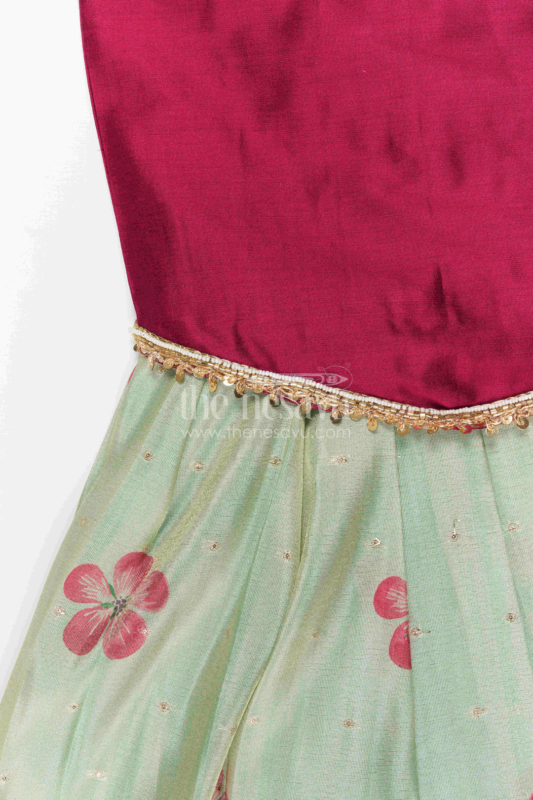 Baby Girl Pattu Pavadai for Small Functions and Festive Wear