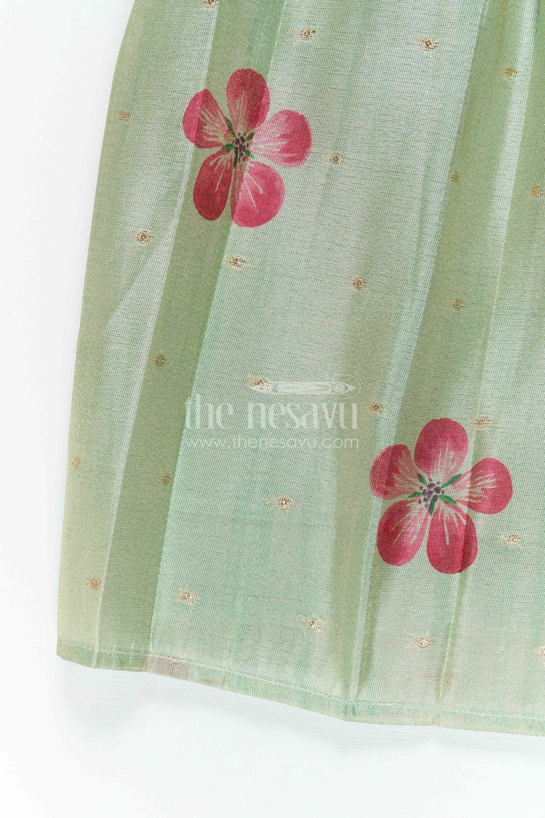 Baby Girl Pattu Pavadai for Small Functions and Festive Wear