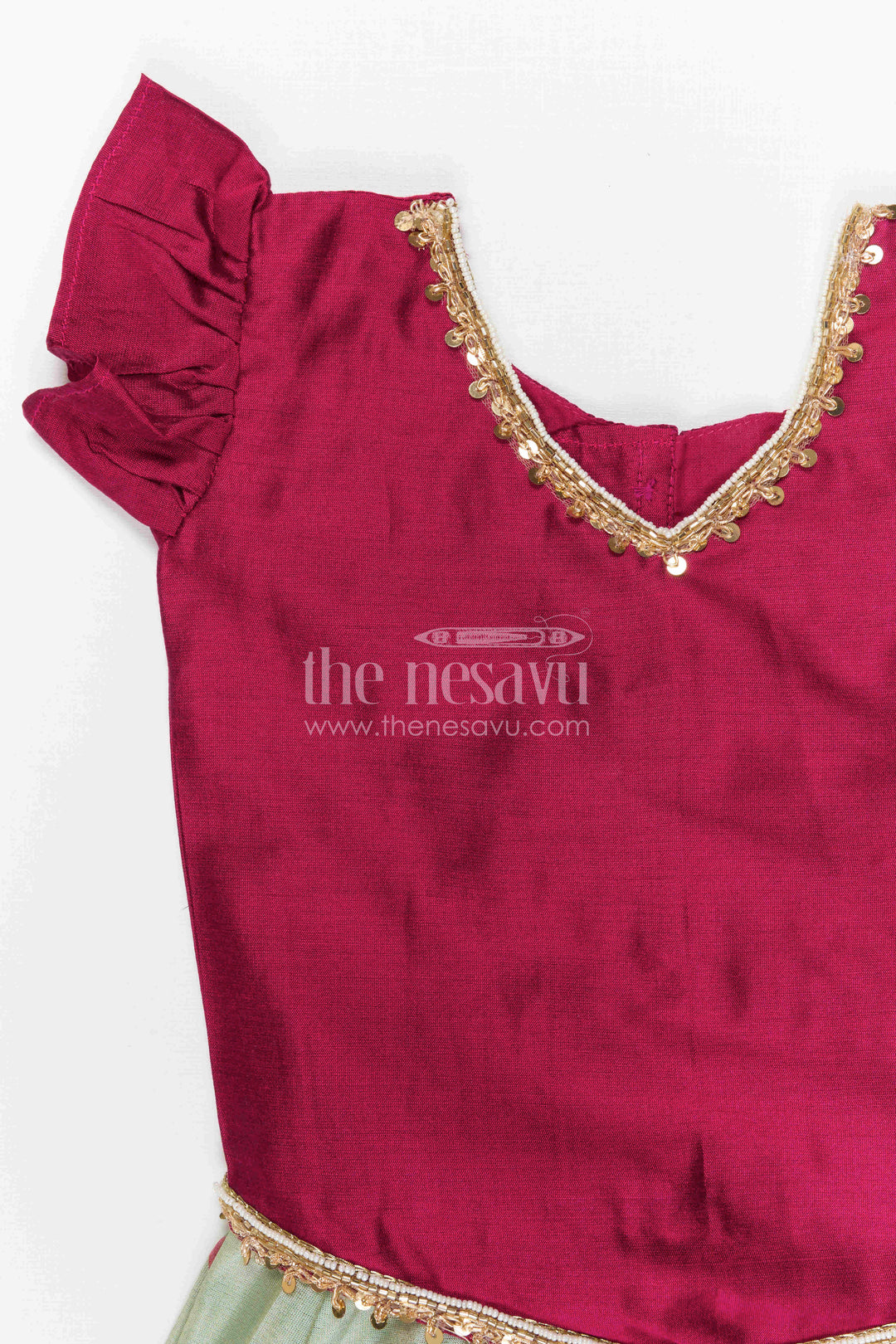 Baby Girl Pattu Pavadai for Small Functions and Festive Wear
