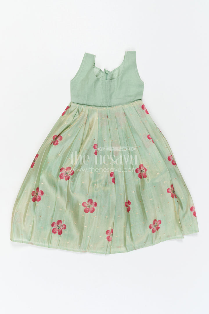 Baby Girl Pattu Pavadai for Small Functions and Festive Wear