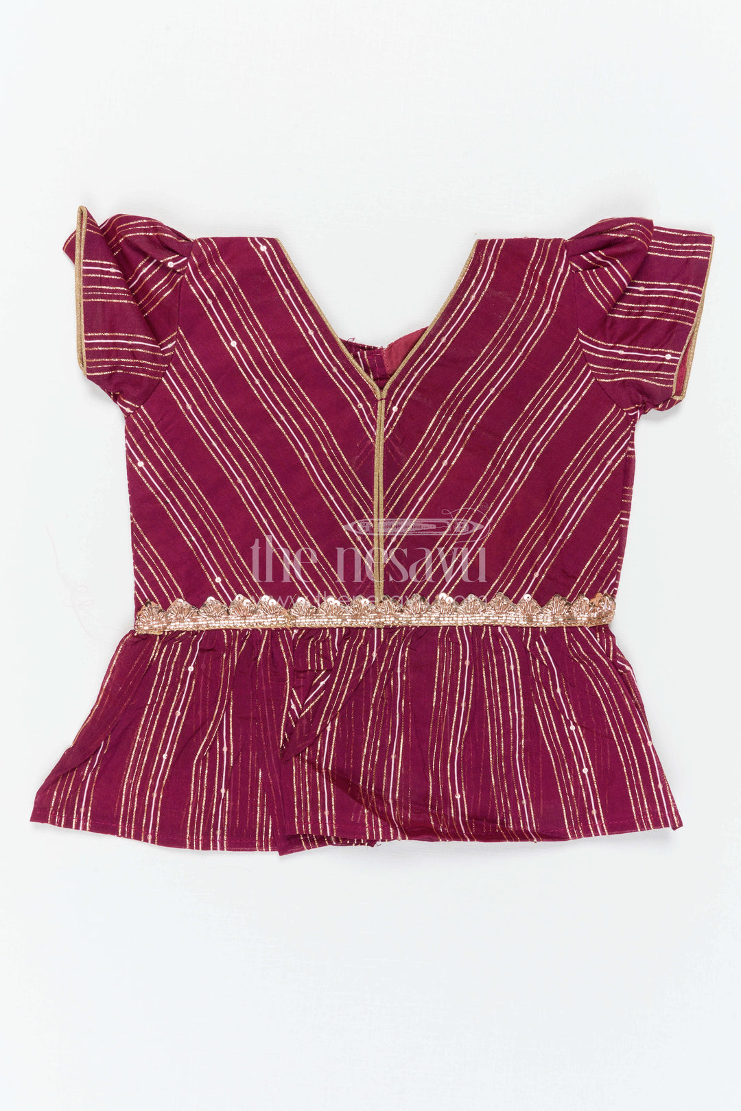 Baby Girl Pattu Pavadai for Traditional Functions and Festivals