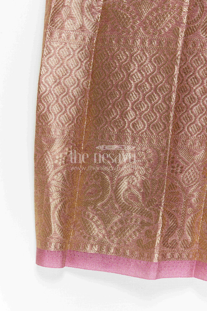 Baby Girl Pattu Pavadai for Traditional Functions and Festivals