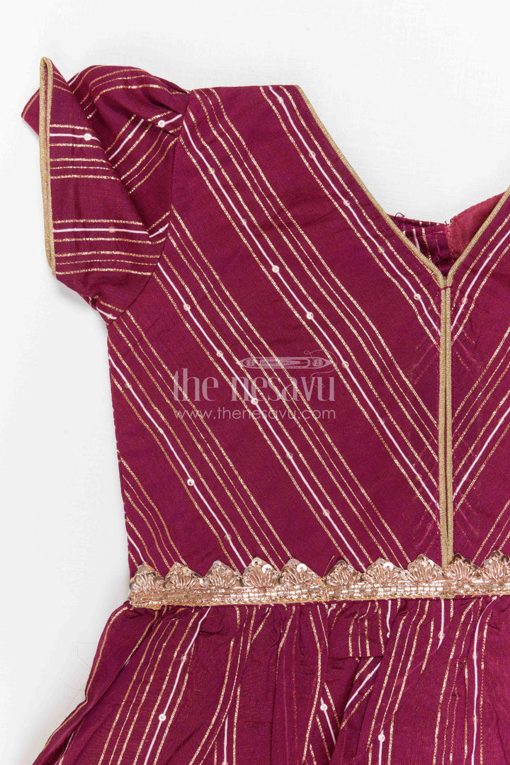 Baby Girl Pattu Pavadai for Traditional Functions and Festivals