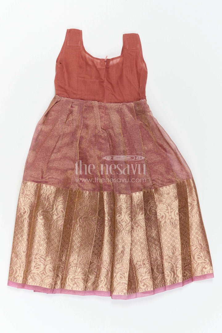 Baby Girl Pattu Pavadai for Traditional Functions and Festivals